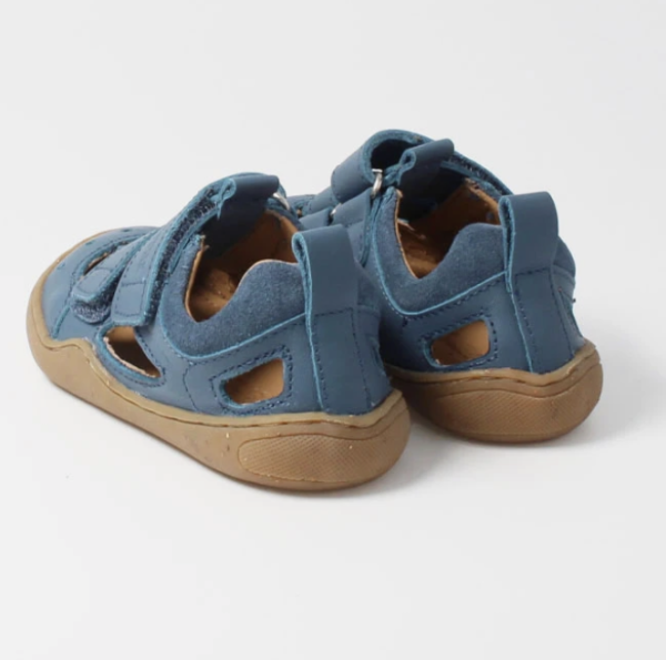B-Lifestyle Barfuß-Sandale SALAMANDRA nappa meerblau